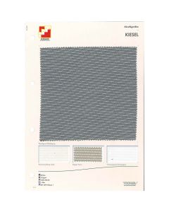 Musterkarte Akustikgardine Kiesel